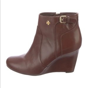 Tory Burch Leather Boots Size 8